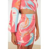 Trendyol - Gedetailleerde Damesjurk - Multicolor