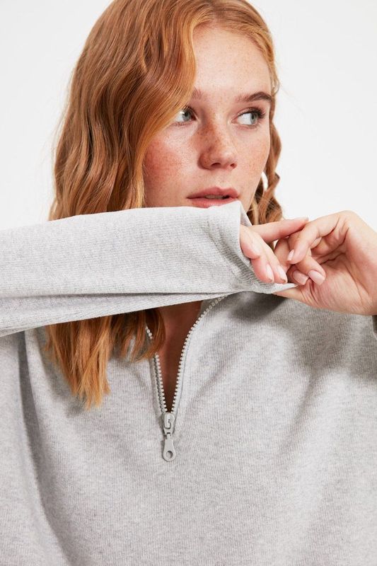 Trendyol Lage mouw Basis Sweatshirt