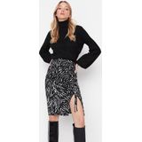 Trendyol - Shutter Gedetailleerde Gebreide Rok - Zwart