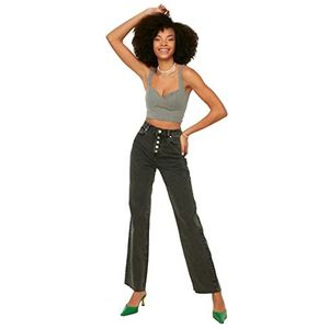 Trendyol Damesjeans, Antraciet., 32 NL