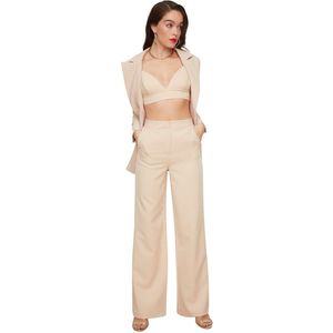 TRENDYOL - Damesbroek - Normale Taille - Brede Pijpen - Rock