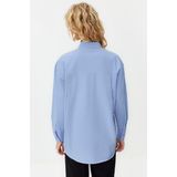 Overhemd - Geweven - Katoen/Polyester - Overmaatse Pasvorm