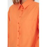 Overhemd - Geweven - Katoen/Polyester - Overmaatse Pasvorm