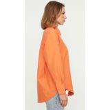 Overhemd - Geweven - Katoen/Polyester - Overmaatse Pasvorm