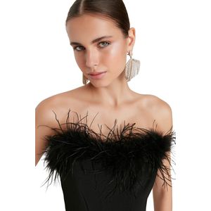 Trendyol Bruids Witte Crop Gevoerde Geweven Bustier Tprss22Bs00018