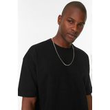 Trendyol TMNSS22TS00049 Volwassenen Mannen T-shirt Single pack - Zwart