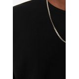 Trendyol TMNSS22TS00049 Volwassenen Mannen T-shirt Single pack - Zwart