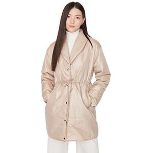 Trendyol Trendyol Oversized winterjas voor dames, mantel voor dames (1 stuk), Mink