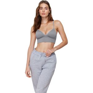 Trendyol - Soutien-gorge - Grijs - Tricot - 100% Polyamide
