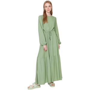 Trendyol - Modest Dress - Groen - Bodycon Gebreide Jurk