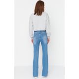Trendyol Vrouwen Hoge taille Boot cut Jeans