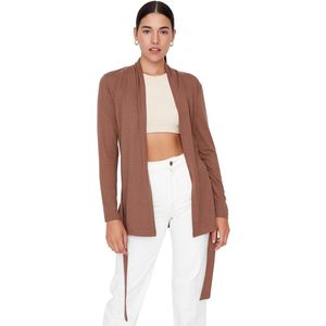 Trendoyl - Gebreid Vest - Beige - Viscose/Polyester/Elastaan