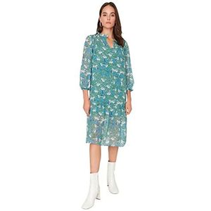 Trendyol Jurk - Zwart - Shift, Groen, 62, Groen