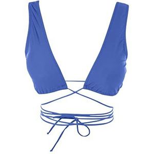 Trendyol Dames gebreide bikinitop, Donkerblauw, 36