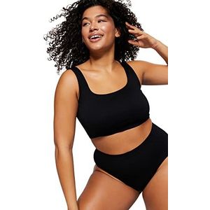 Trendyol Vrouwen Plus Size Plus Size BH, Zwart, 2XL, Zwart, XXL