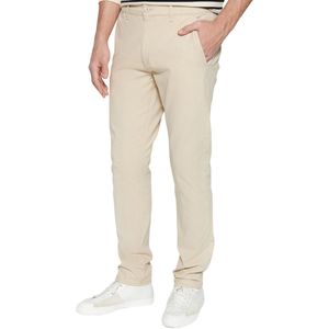 Chino Broek - Katoen - Blauw - Normale Taille - Wijde Pijpen - Rechte Snit