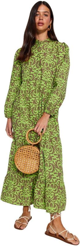 Trendyol Jurk - Marineblauw - A-lijn, Marineblauw,38, Donkerblauw, 36