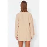 Trendyol - Geweven Kimono - Olie Groen - Shorts Strandset