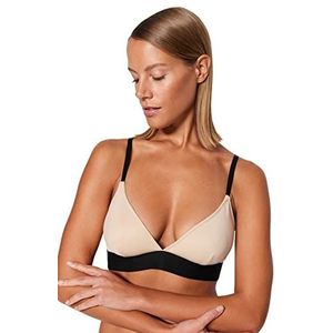 Trendyol Dames Dames Gebreide BH, Naakt, S