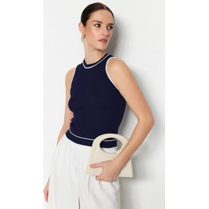 Trendyol - Chemisier - Blauw - Slim Fit - Regular Fit