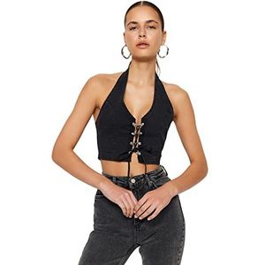 Trendyol Denim bustier beha voor dames, Zwart, 34