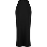 TRENDYOL Gedetailleerde gebreide strandjurk voor dames met netwerk, zwart, S