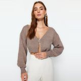 Vesten - Effen - V-hals - Tricotstof - Casual Gebruik