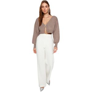 Vesten - Effen - V-hals - Tricotstof - Casual Gebruik