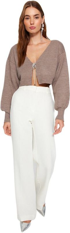 Vesten - Effen - V-hals - Tricotstof - Casual Gebruik