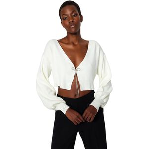 Vesten - Effen - V-hals - Tricotstof - Casual Gebruik