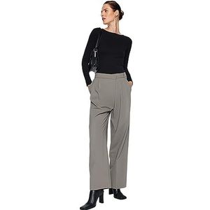 Blouse - Gebreid - Wit - 94% Katoen, 6% Elastaan