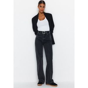 Trendyol Vrouwen Hoge taille Breed been Jeans