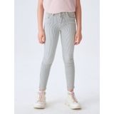 LTB Gestreepte Skinny Jeans AMY Bleach Line Wash