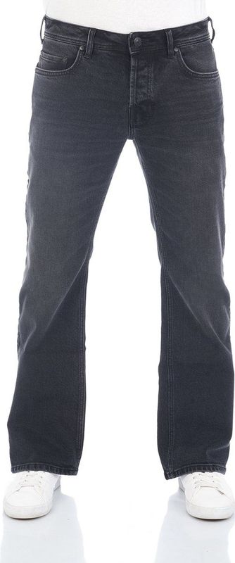 LTB Heren Jeans Broeken Timor bootcut Fit Zwart Volwassenen Denim Jeansbroek
