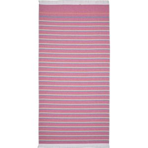 Katoenen strandhanddoek Futah Peshtemal, hoge kwaliteit lighanddoek, zacht en absorberend, saunahanddoek, sneldrogend, grote badhanddoek, Oeko-Tex Made in Green gecertificeerd (90 x 160 - Zumu Women)