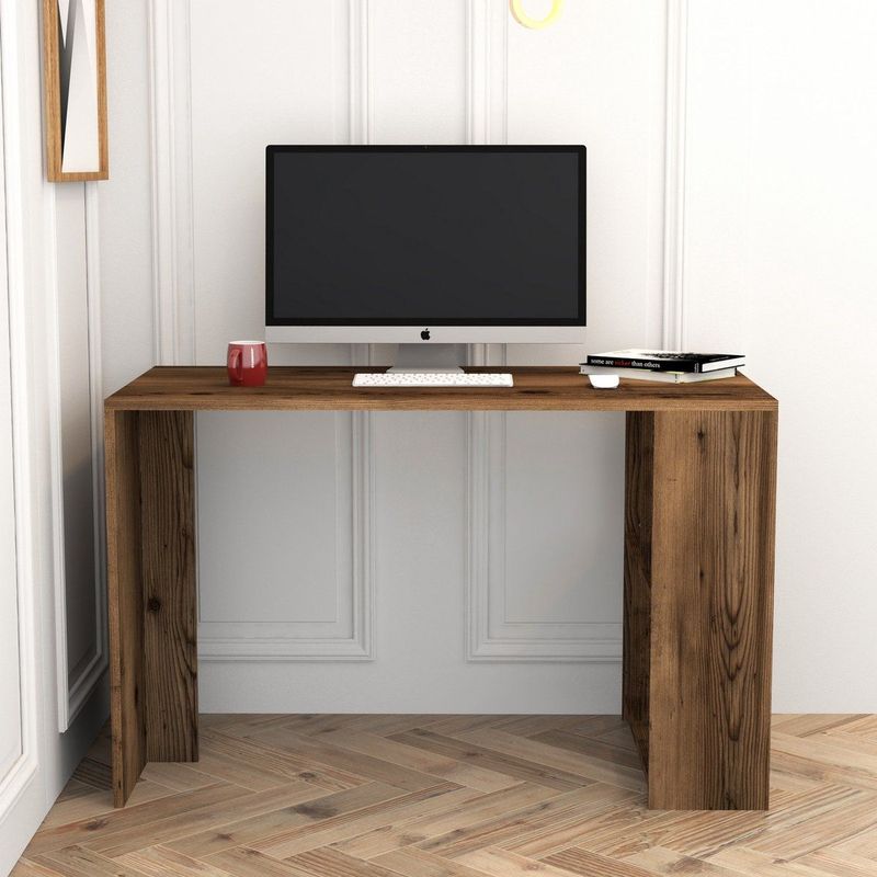 Kalune Design - Bureau Lima - Naturel - 120 cm x 60 cm x 75.4 cm