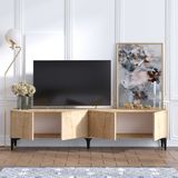 Emerald TV Stand | 100% Melamine Gecoat | Saffier Eik