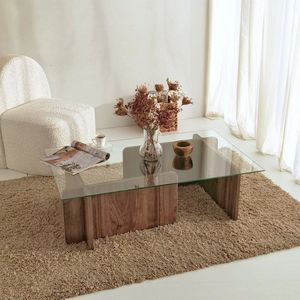 Arabic House - Escape - Salontafel - Walnoot - Gehard Glas