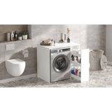 Badkamerkast Locelso | 100% Melamine | Metalen Frame | Wit