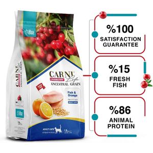 Carni Life Cranberry ANCESTRAL GRAIN FISH & ORANGE ADULT