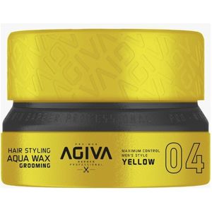 Agiva Hair Styling Aqua Wax Grooming Yellow 04 155ml