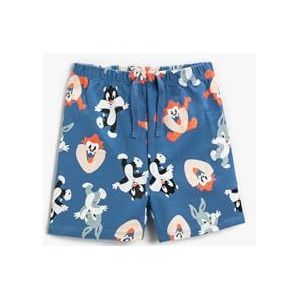 Koton Baby Boy Walt Disney Cartoon Characters Bedrukte Gelicentieerde Shorts Katoen, Marine Design (02c), 18-24 Maanden