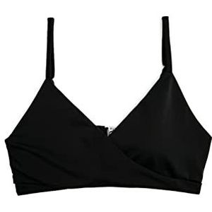 Koton Top Bikini Triangle avec bretelles fines pour femme, Noir (999), 44