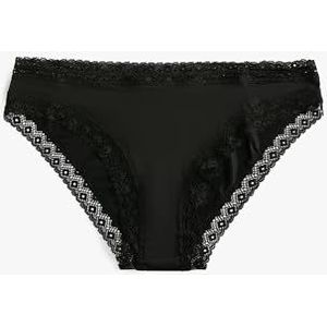 Koton Kanten slipje voor dames, Zwart(999), M