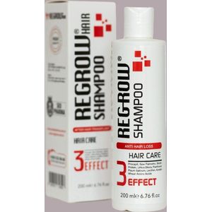 Anti-Haaruitval Shampoo - REGROW HAAR VERZORGING -200 ML- 3 Effect -Procapil-Biotin Protein-Lecithin-Keratine