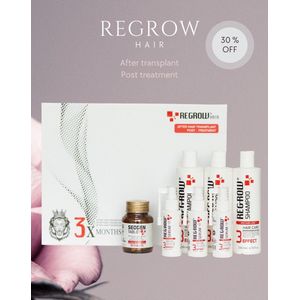 Regrow haar set voor 3 maanden, Haarverzorging, Regrow Hair 5 Serum - Haarshampoo, Hair Tablet: 90 tabletten voor na de haartransplantatie