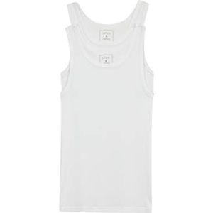 DeFacto Mouwloze body voor heren, wit, L