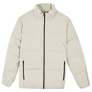 DeFacto Herenjas voor vrijetijdskleding - DeFacto jas voor heren voor bovenkleding (gebroken wit, XL), off-white, XL