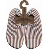 Slipstop - Cognac Stripe - Waterschoenen - Gestreept - Cognac Wit