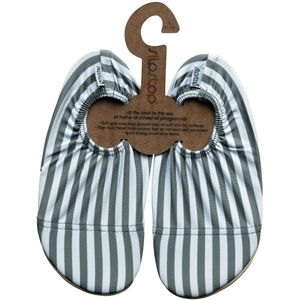 Slipstop - Greenbay Stripe - Waterschoenen - Groen Wit - Multifunctioneel